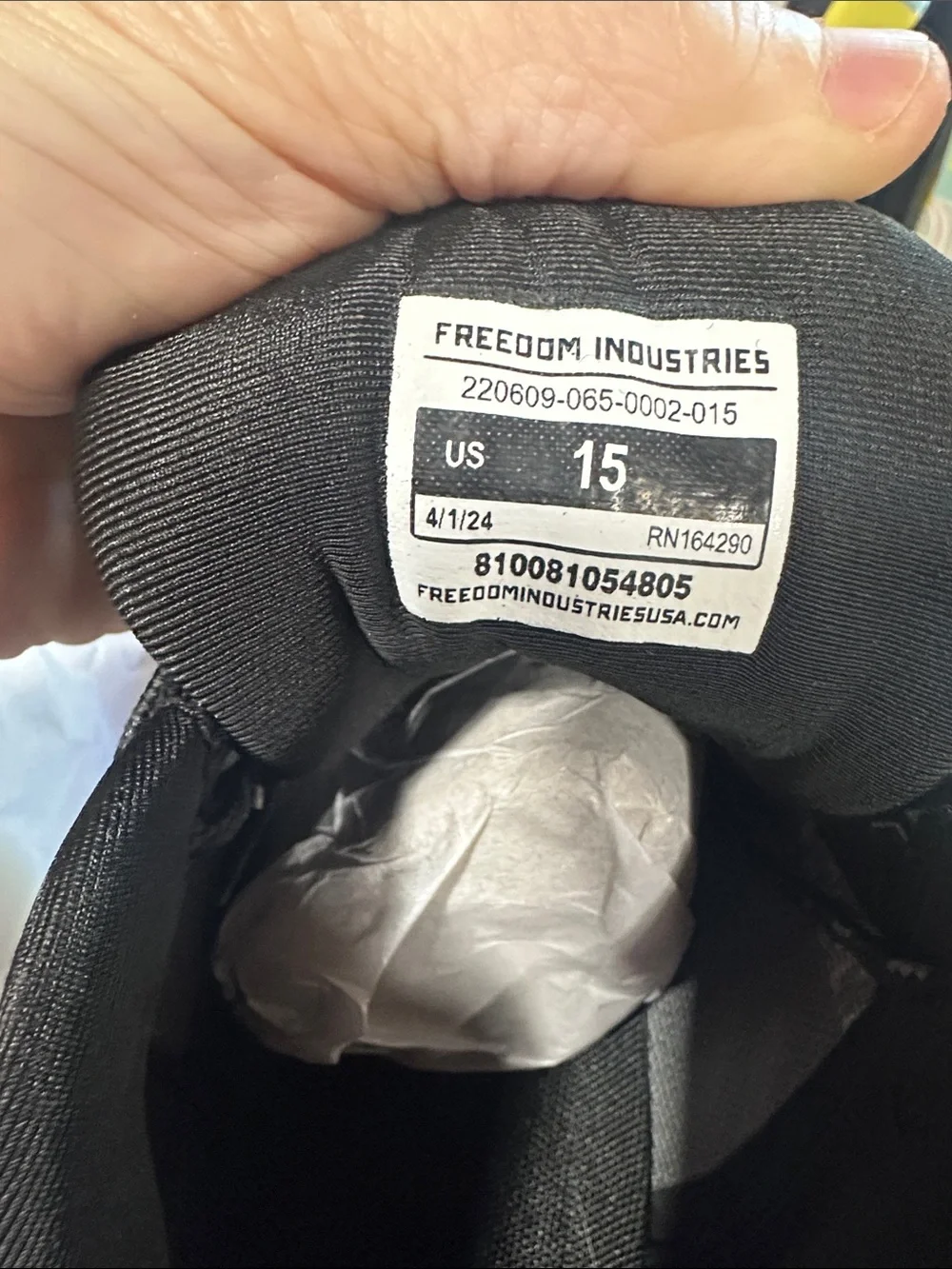Freedom Industries Men’s XP1-RT Wolf Grey Tennis Shoes size 15 New in Box